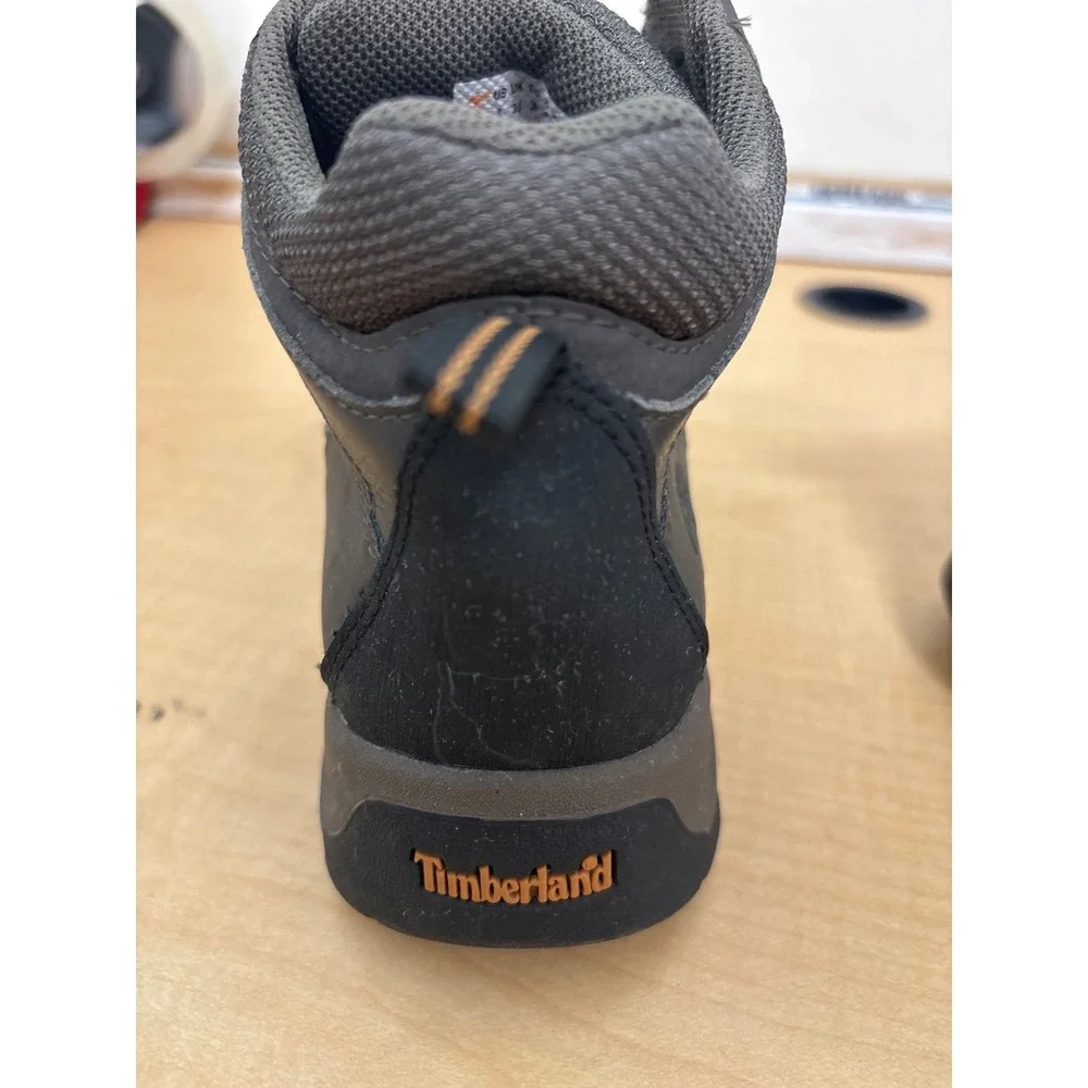 Timberland Mt Maddsen Mid Waterproof Hiking Boots charcol A141B Boys 4